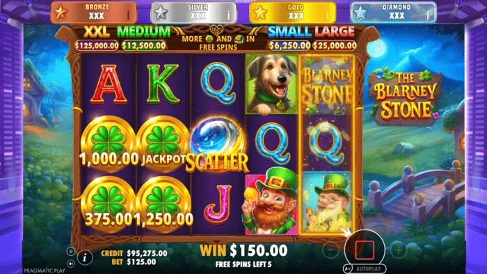 The Blarney Stone - bonusowa ruletka Jackpot Reveal